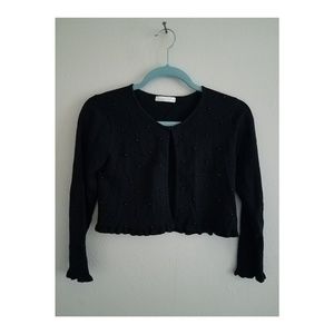 Cinderella short black cardigan